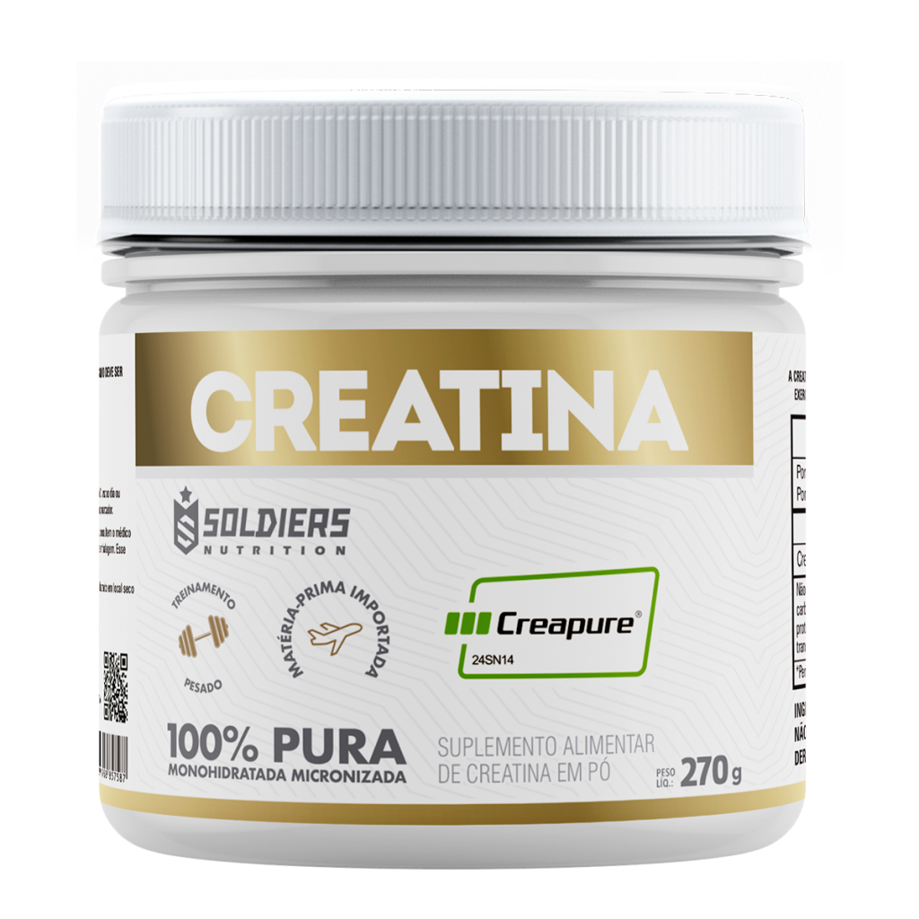Creatina Creapure 100% Soldiers Nutrition Soldiers Nutrition